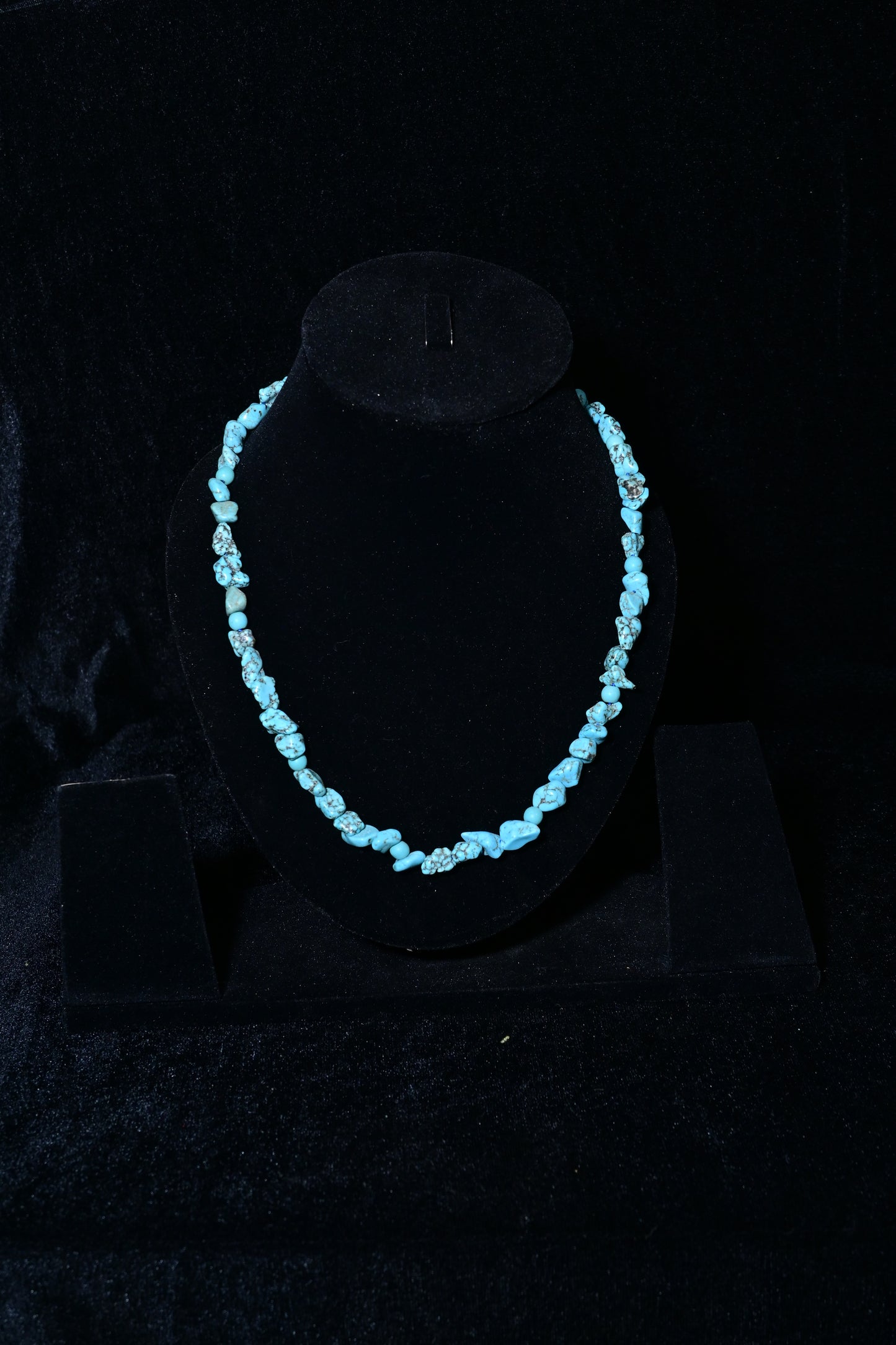 Natural Turquoise Chip Stone Necklace