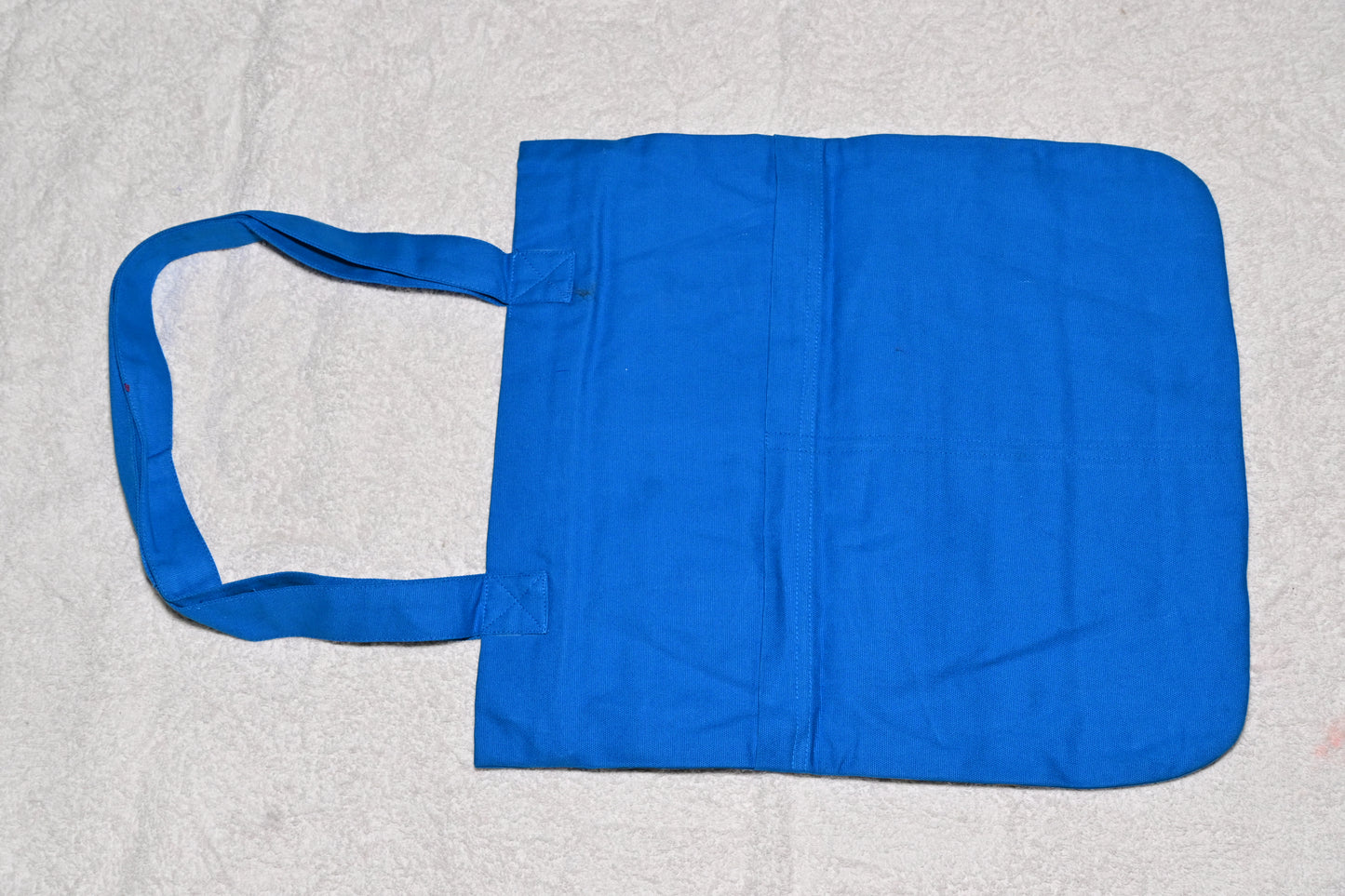 Blue Yak Print Tote Bag