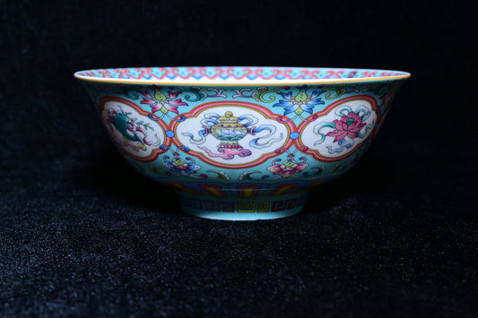 Orchid Thailand Handcrafted Porcelain Decorative Bowl – Traditional Asian Floral Motif