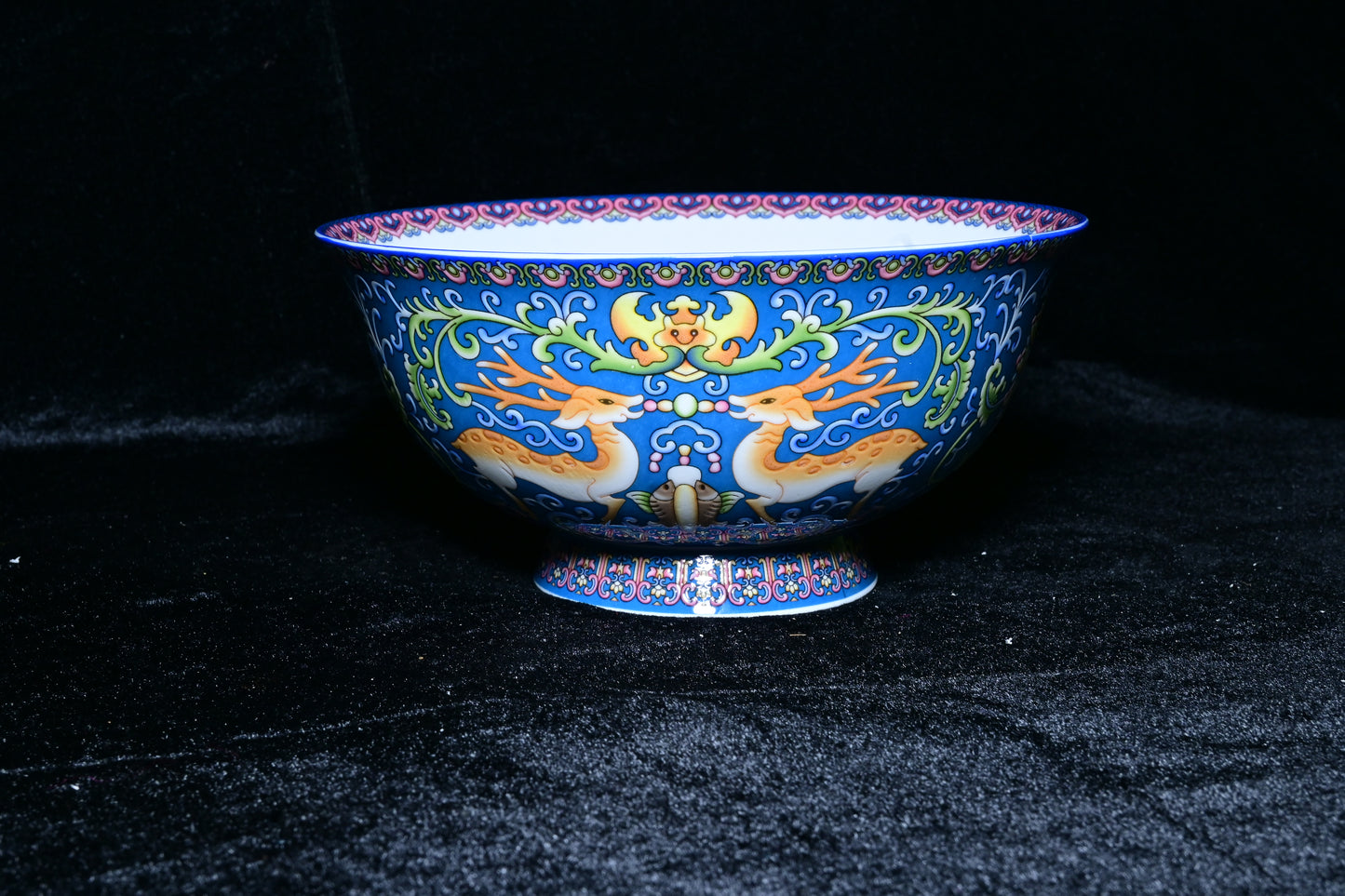 Imperial Deer Porcelain Bowl – Celestial Heritage Collection