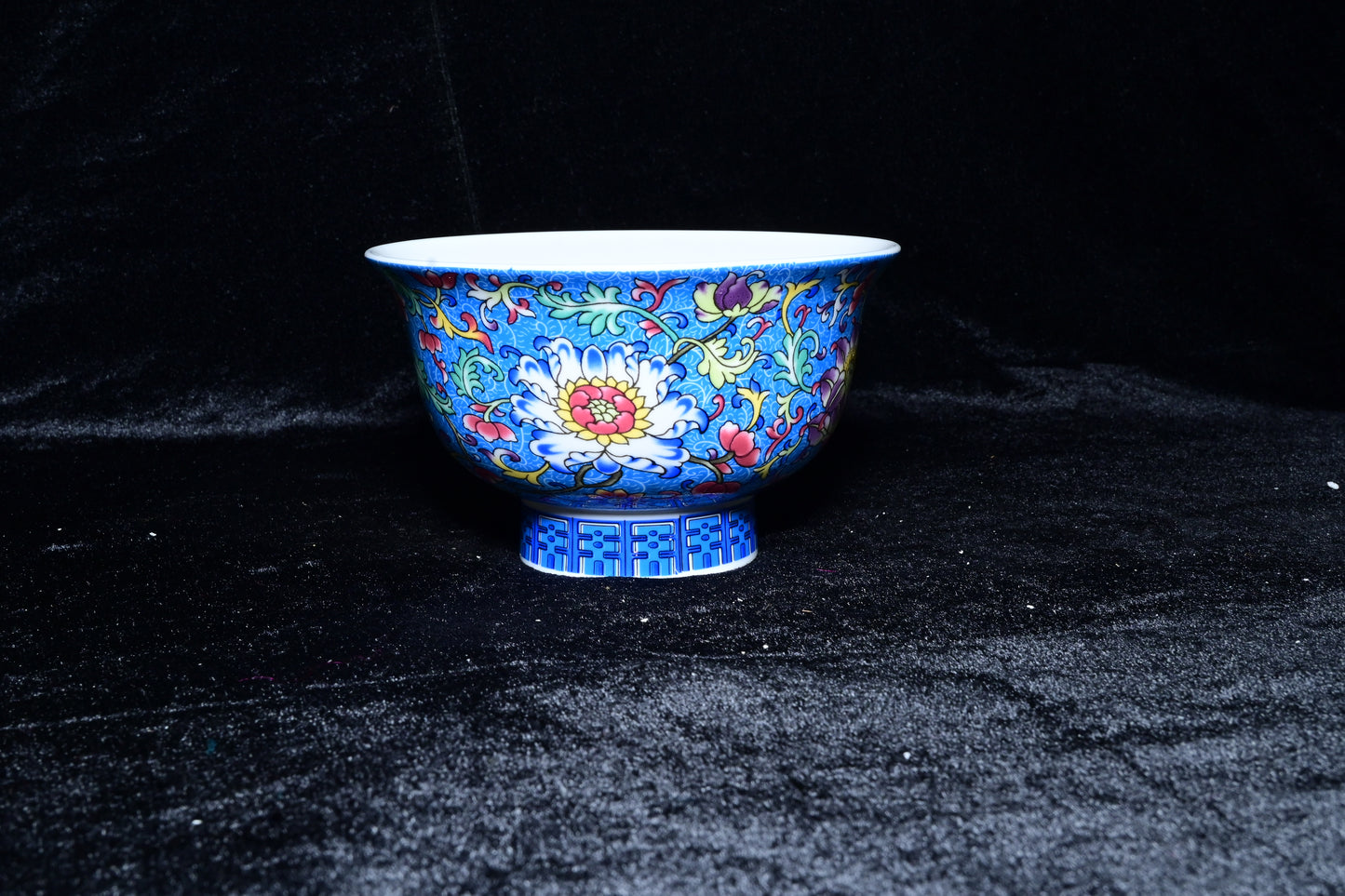 Gemini Thailand Floral Porcelain Offering Bowl
