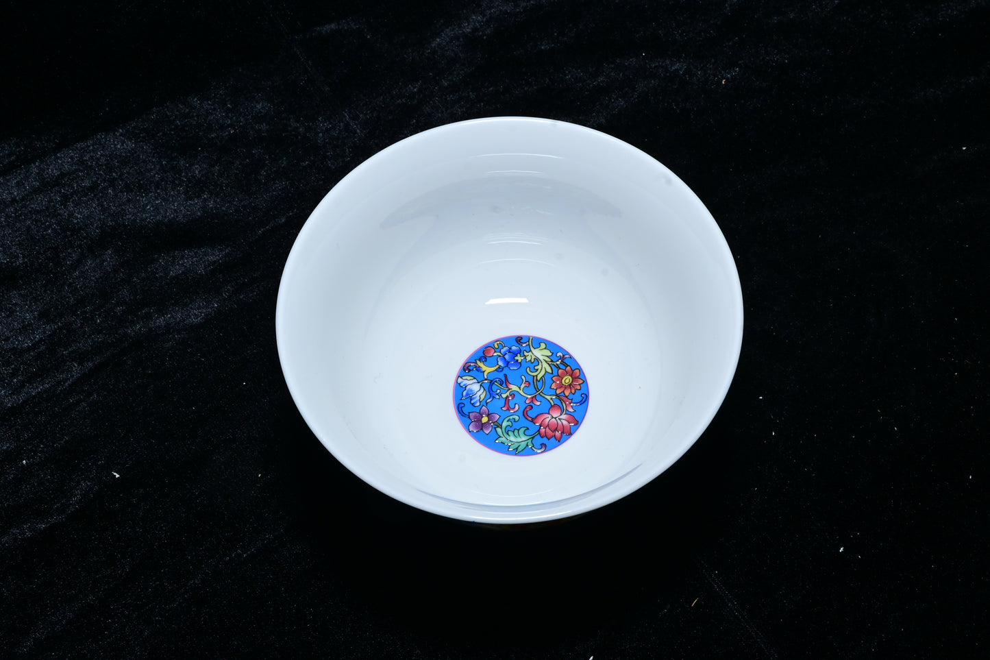 Gemini Thailand Floral Porcelain Offering Bowl