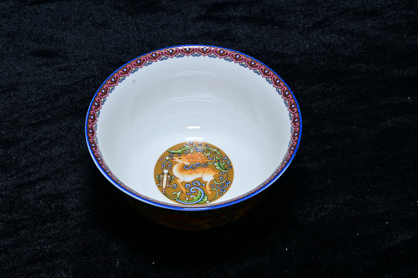 Imperial Deer Porcelain Bowl – Celestial Heritage Collection