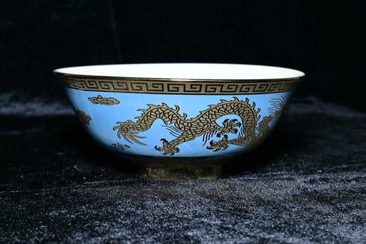 Imperial Dragon Porcelain Bowl – Luxury Oriental Ceramic Bowl (Multiple Color Variants)