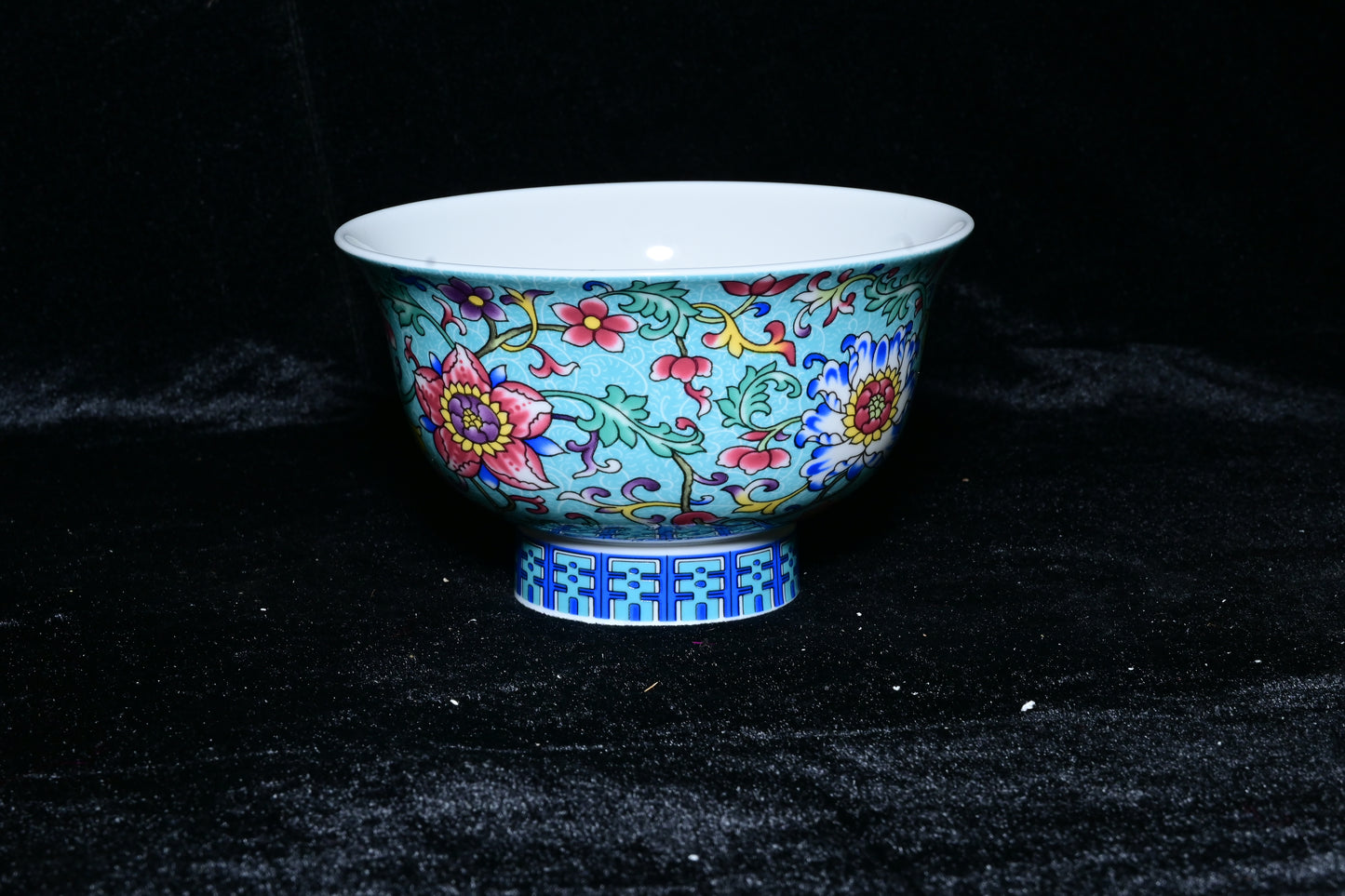 Gemini Thailand Floral Porcelain Offering Bowl