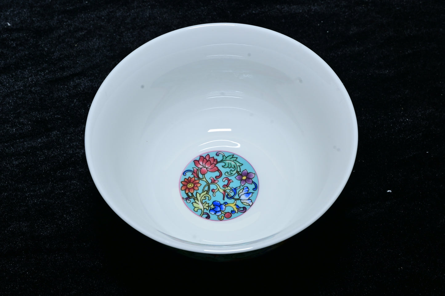 Gemini Thailand Floral Porcelain Offering Bowl