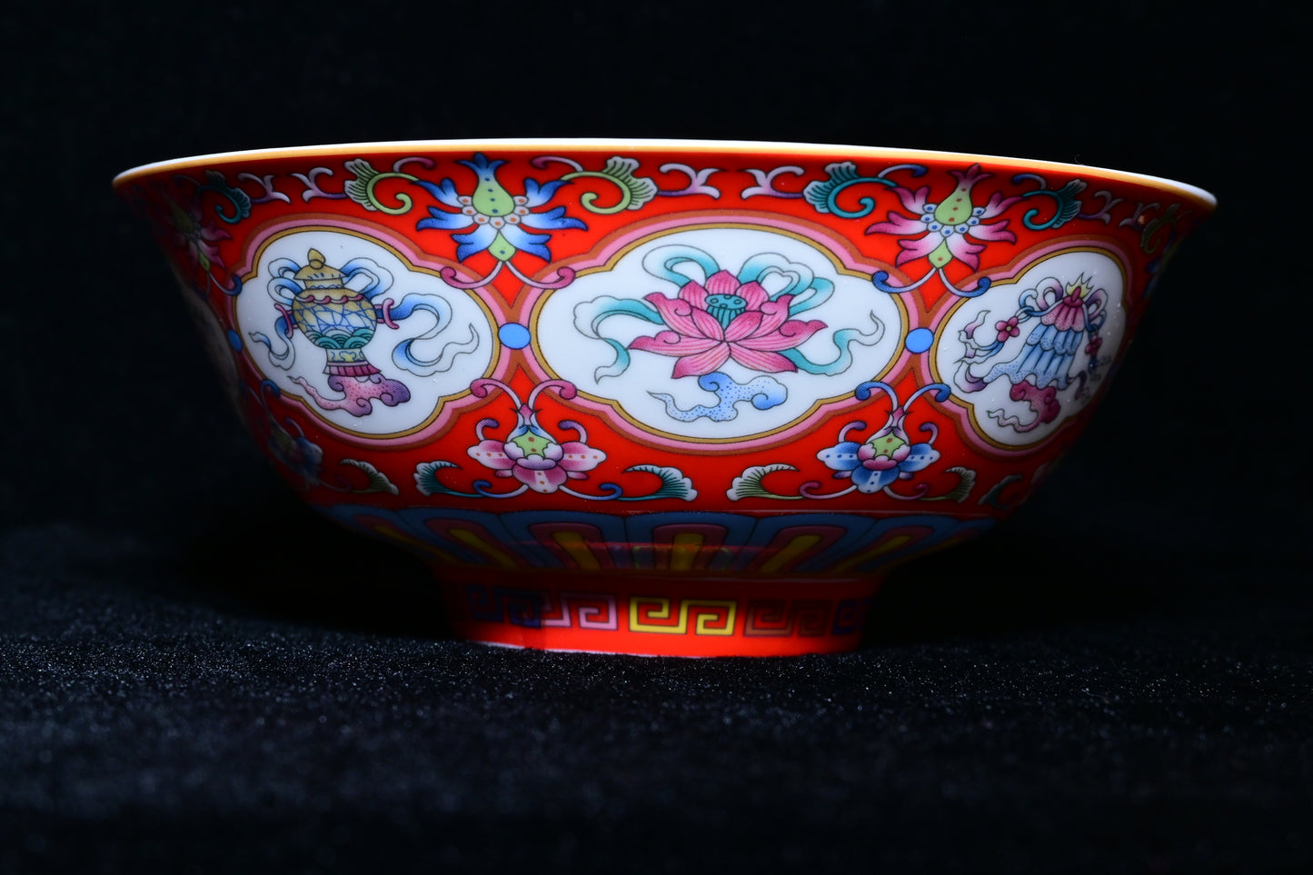 Orchid Thailand Handcrafted Porcelain Decorative Bowl – Traditional Asian Floral Motif