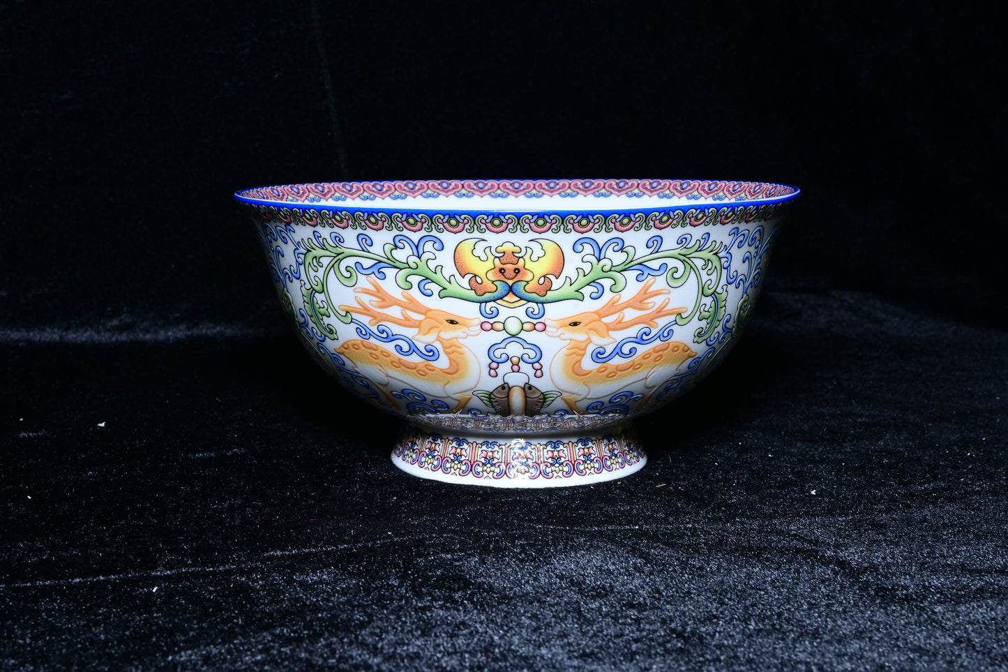 Imperial Deer Porcelain Bowl – Celestial Heritage Collection