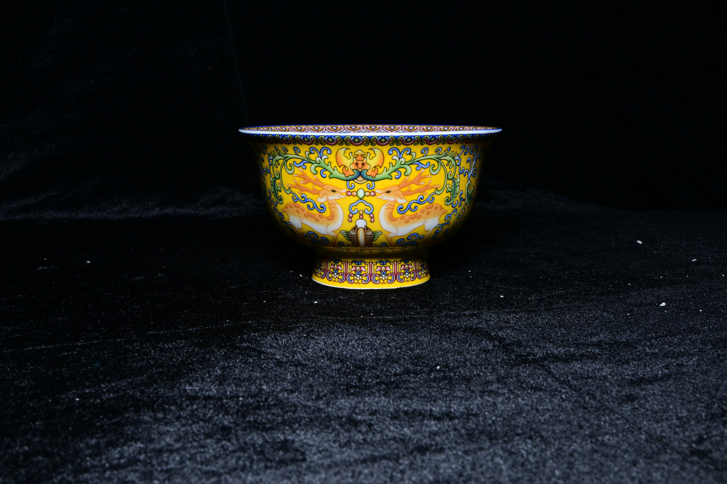 Imperial Deer Porcelain Bowl – Celestial Heritage Collection