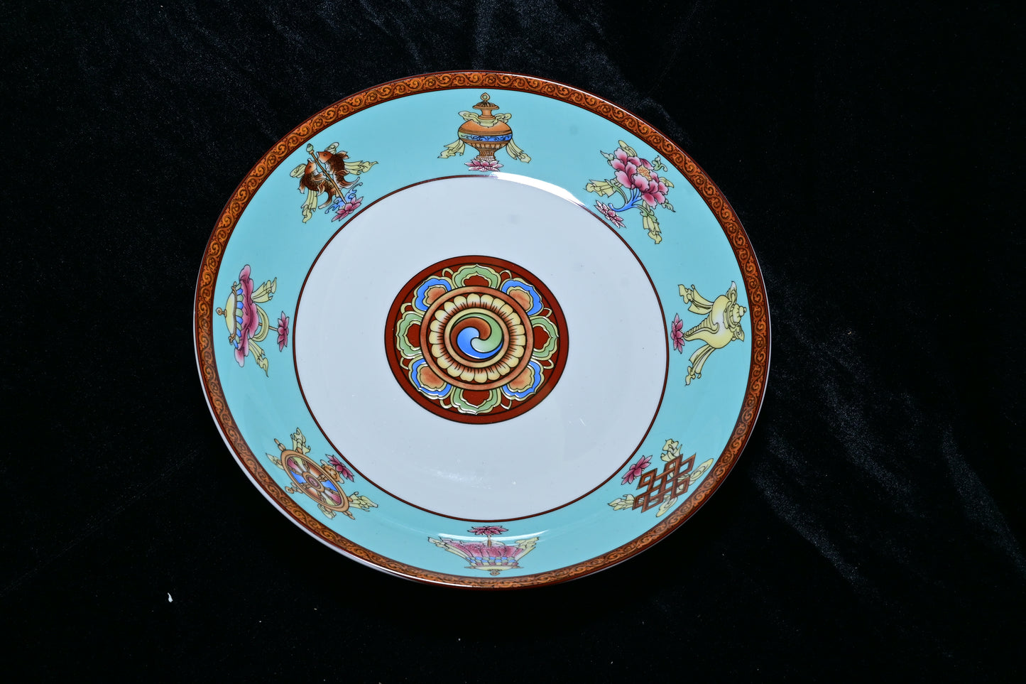 Yellow Decorative Ceramic Serving Plate