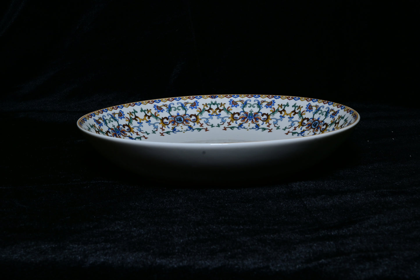 Tibetan Auspicious Symbol Ceramic Plate