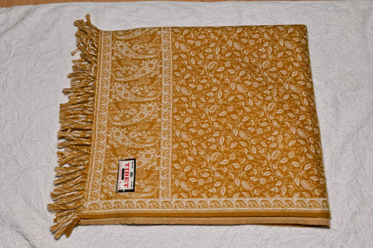 Tibet Yak Wool Patterned Shawl