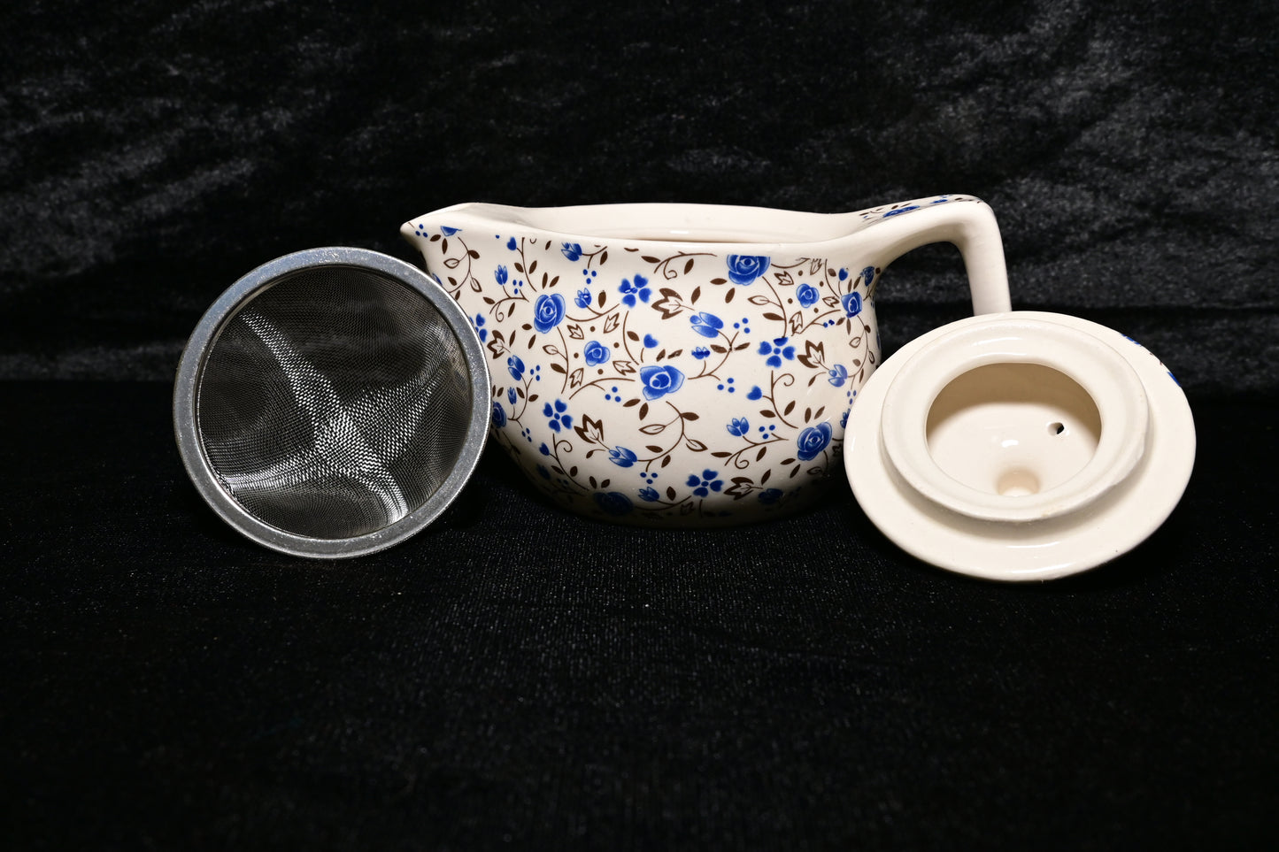 Rose Ceramic Teapot with Infuser