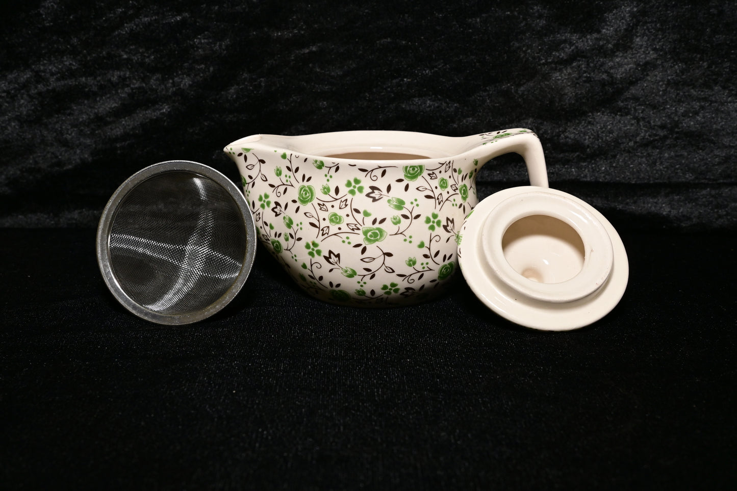 Rose Ceramic Teapot with Infuser